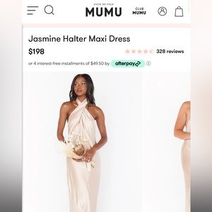 Jasmine Halter Maxi Dress